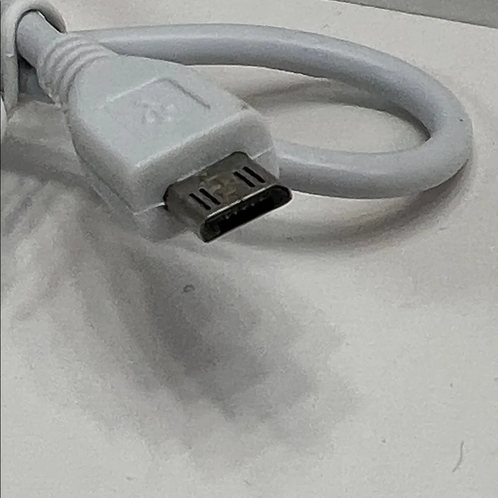 White USB Cable